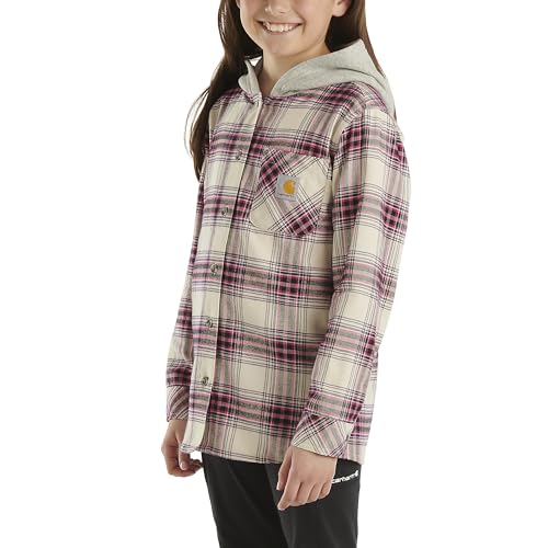 Carhartt Girls Long-Sleeve Pocket Flannel Shirt2