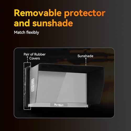 Image of Portkeys HD7H 7'' Camera Monitor 1000nit High Brightness Field Monitor with Top Shortcut Keys Suitable for DSLR Camcorder