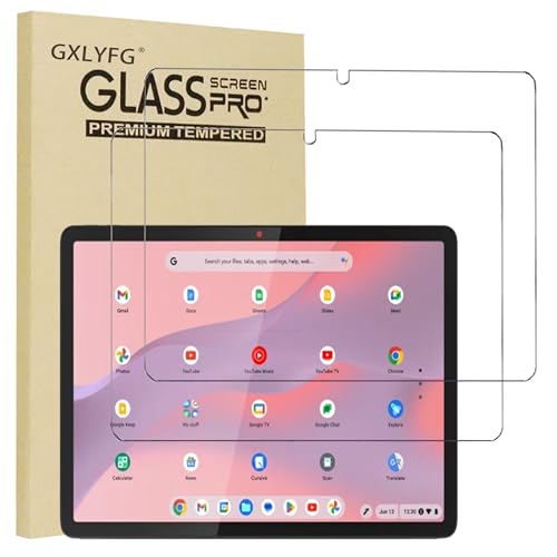 2 Pack Tempered Glass Screen Protectors Compatible with Lenovo Chromebook Duet Gen 9, 11 inch Full Coverage,Anti Scratch, Bubble Free, 9H Hardness