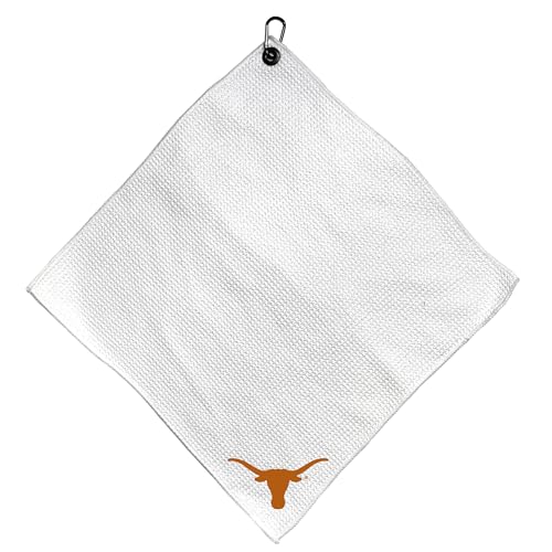Team Golf NCAA Texas Microfiber Towel - 15" X 15"