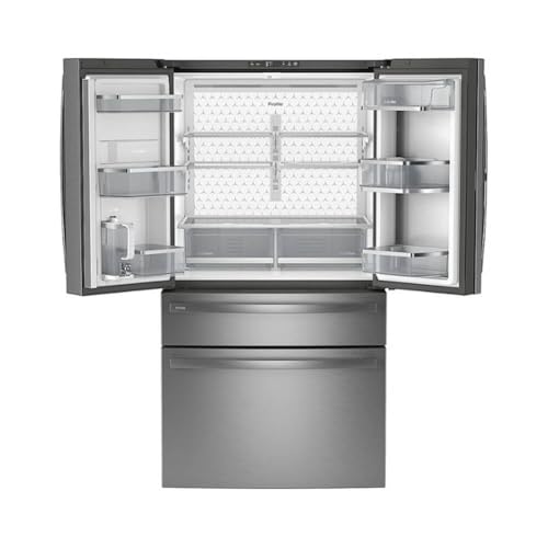 Profile 29 cu. ft. Smart 4-Door French-Door Refrigerator Stainless Steel w/Door in Door, Dual-Dispense AutoFill Pitcher on Fridge.com