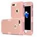 iPhone 7 Plus Case, AOKER Hybrid Heavy Duty Shockproof Full-Body Protective Case with Dual Layer [Hard PC+ Soft Silicone] Impact Protection for Apple iPhone 7 Plus 5.5 Inch (RoseGold)