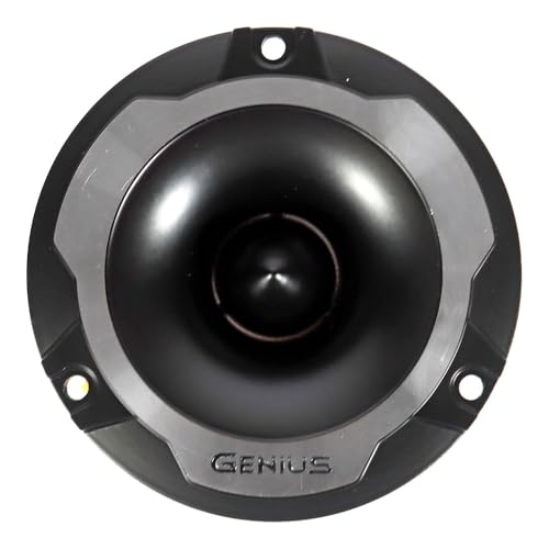 Genius TWR120BP 3.8" Super Bullet Tweeter Ferrite 1" Vc 160W 4 Ohm (2 Speakers Included)