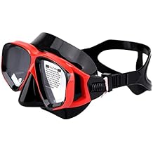 Diving Goggles Childrens Snorkel Set Childrens Snorkeling Mask Diving Mirror Anti-Fog Tempered Glass Liquid Silicone PC Large Frame Nose Swimming Goggles Anti-Fog Snorkeling Equipment Free Brea