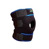AMORON Knee Support Brace Adjustable Open Patella Non Slip Comfort Breathable Neoprene Straps for...