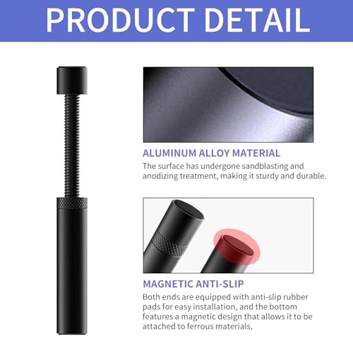 2 Telaio di Supporto per Scheda Grafica, Staffe in Lega di Alluminio, Design Regolabile, Base Magnetica Creativa, Accessori per La Protezione del Computer. - Scheda video - Immagine 2