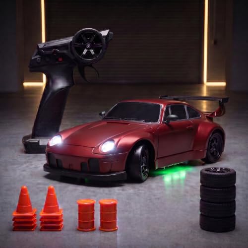 L.O.T TOYS Store L.O.T TOYS Flare RC Drifting Car 4x4, 20Kmph, Red - Image 2