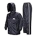 Produktbild LXJ Regenmantel, Regen Hose, Im Freien wasserdichte Und Regendichte Anzug, Reflektierende Kleidung, Erwachsene Mit Kapuze Arbeiten Im Freien Motorrad Golf Angeln Wandern (Size : XXL)