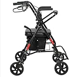 5. El andador multifuncional es muy adecuado para personas mayores. Se puede utilizar como reposabrazos de inodoro, silla de baño, ayuda para mantenerse en pie y compras en interiores y exteriores.
