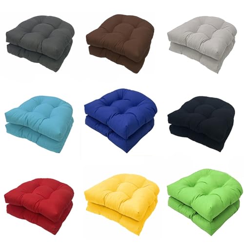 Coussin de chaise extérieur demi-rond résistant décoloration soleil - 4