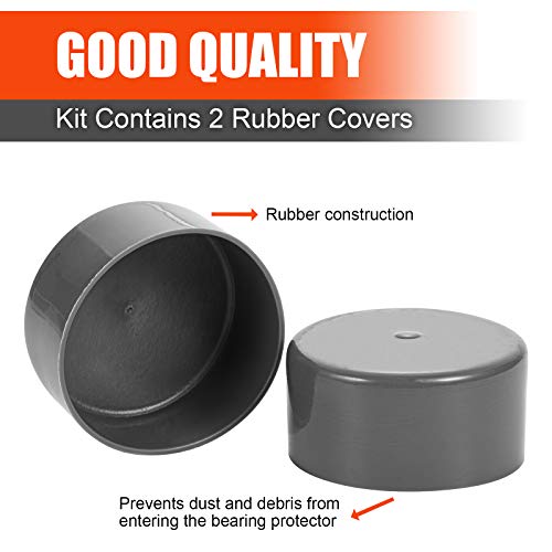 Czc Auto Bearing Buddy Bras 1.98 Inch Rubber Caps Dust Covers Replacement For Bearing Partner Bra For Trailer Boat Wheel, 2 Pack #TOP2