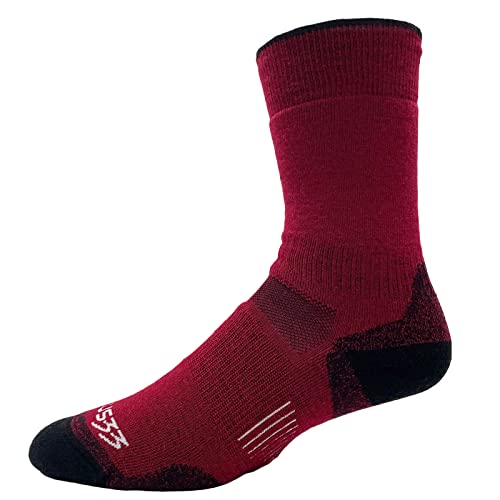 Image of USA Made - Micro Cushion Ski and Snowboard Socks - Over the Calf Socks - Merino Wool - Mountain Heritage