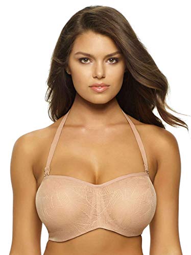 Felina Women's Seamless Lace Unlined Bandeau Bra - Lightweight Support With Micax Smart Fiber Lining And Adjustable Straps #TOP13