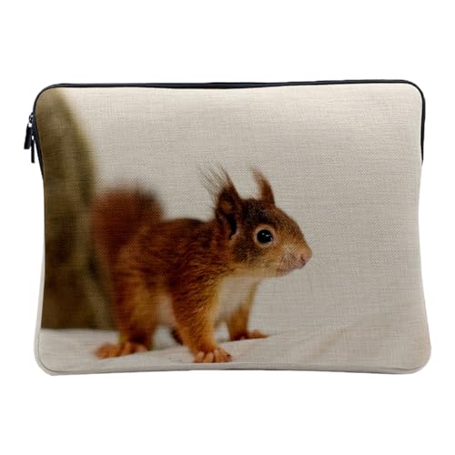 Pochette PC 10 pouces aspect lin anti-rayures : protection élégante imprimée en France