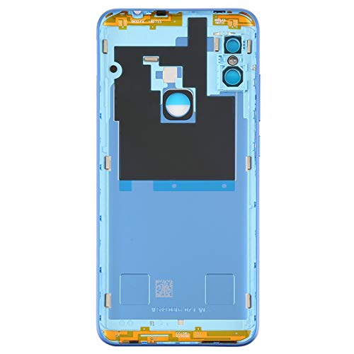 Coque bleue Redmi Note 6 Pro face supérieure avec boutons inclus