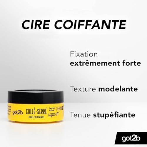 Cire Got2b fixation ultime contre les cheveux rebelles formule Schwarzkopf