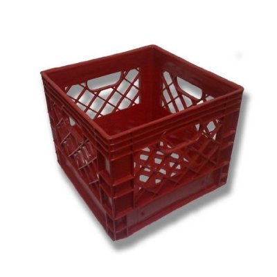 Authentic 13X13X11 4 Gallon 16 Quart Square Dairy Milk Crate (Blue) #TOP4