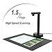 VIISAN A8401 Document Scanner Camera: 16MP Output, Portable USB Camera for Laptop/Desktop, Deskewing, Multiple Page Documents Scanning, OCR & TTS Tech, Works with Windows & MacOS