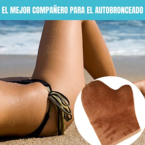 Guante Autobronceador, Manoplas Autobronceadoras, Guante Aplicador, Guante de Bronceado Sin Sol, Self Tan Mitt Aplicador. - imagen 5