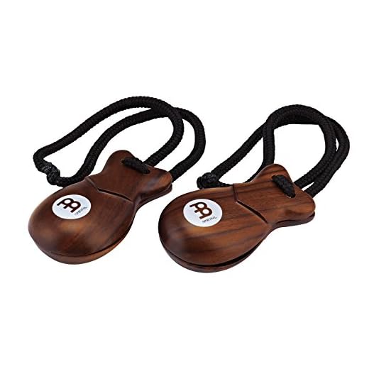 Meinl Percussion FC1 - Castañuelas de dedo (tamaño tradicional), color marrón