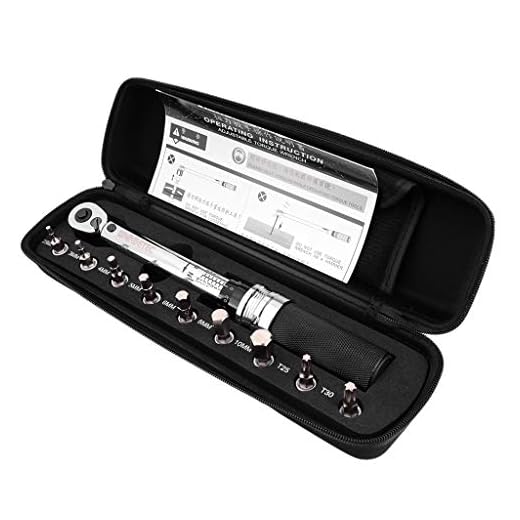 Drehmomentschlüssel, 0,63 cm (1/4 Zoll), 1-25 Nm, verstellbarer Drehmomentschlüssel, Fahrradreparatur-Set, Werkzeug für Fahrradreparatur, Schraubenschlüssel-Set