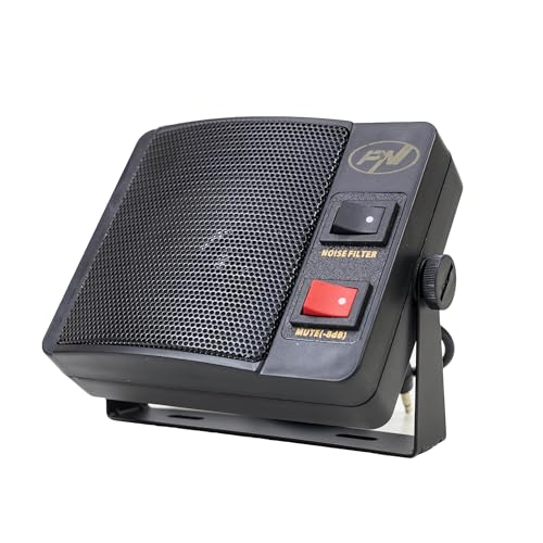 Externer Lautsprecher PNI DE750 für CB-Radiosender, 8 Ohm, 4 W, 3-Zoll-Lautsprecher, 3,5-mm-Buchse