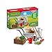 Produktbild SCHLEICH Farm World 42610 Bauernhof Zubehör Set für Pferde und Bauernhof Tiere - 11-Teiliges Bauernhof Lernspielzeug, Set mit Schubkarre, Heugabel und mehr, Bauernhof Spielzeug ab 3 Jahren