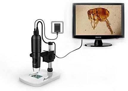 Mustcam 1080P Full HD Digital Microscope, HDMI Microscope, 10x-220x magnification, to Any Monitor/TV with HDMI-In, Photo Capture, Micro-SD Storage, PC supported