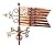 Good Directions American Flag Weathervane, Pure Copper