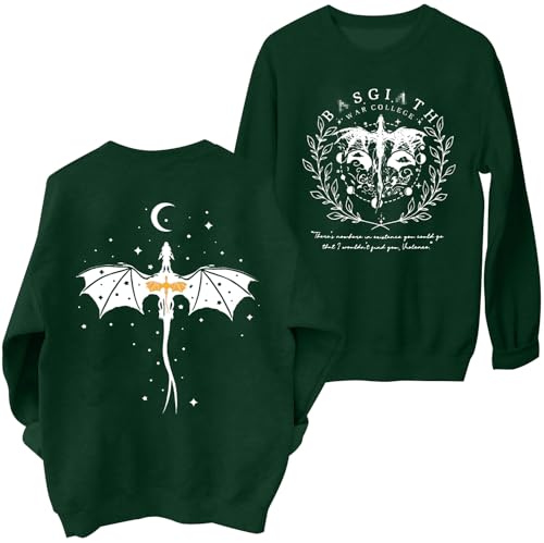 Book Sweatshirt Womens Funny Reading Shirt Book Lovers T-Shirts Casual Bookish 2 Sided Graphic Pullover Tops Green