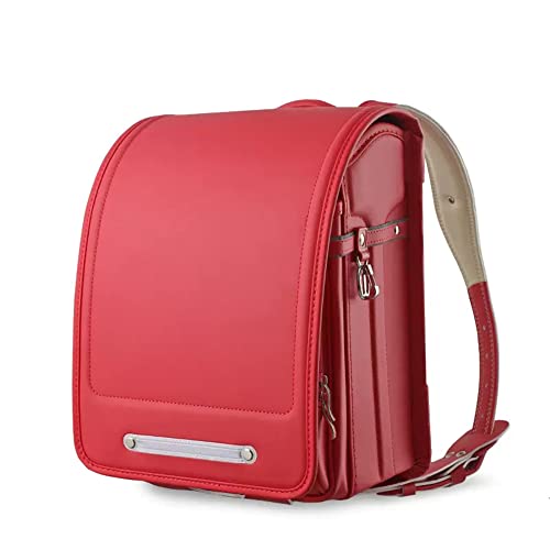 Mochila Escolar Ligera de PU con Cierre automático, Estilo japonés, Color C, 33 x 24,5 x 16 cm