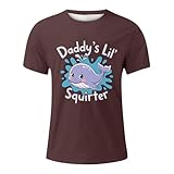 RUMAOZIA Oversized Tshirt Herren Rundhals Sommer T-Shirt Kurzarm Basic Shirts Trendig Gedruckt Locker Kurzarmshirt Große Größen Sommershirt Leicht Tee Top Lustige Baumwolle Oberteile Sportshirt