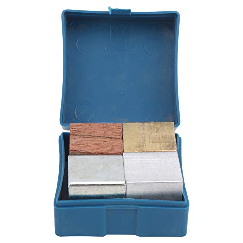 Image of Garosa 4PCS Cubes Group Density Cube Copper Iron Aluminum Wood for Density Measurement with Same Volume Different Mass Material Classroom Home Physics Experiment Teaching with Storage Box