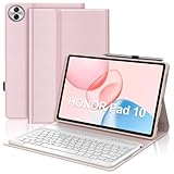 FOGARI Tastatur Hülle für Honor Pad 10 12,1 Zoll, QWERTZ Deutsches Magnetisch Abnehmbarer Tastatur, Soft TPU Rückseite Gehäuse Schutzhülle für Honor Pad 10 12,1