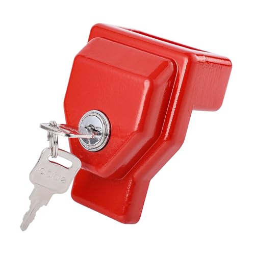 NAKANEKO Glad Hand Lock Heavy Duty Aluminum Without Keyed Alike 1 Pack Air Brake Glad Hand Lock for Tractor Trailer