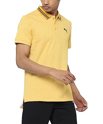 Image of Puma Mens Slub Sports Polo T-Shirt