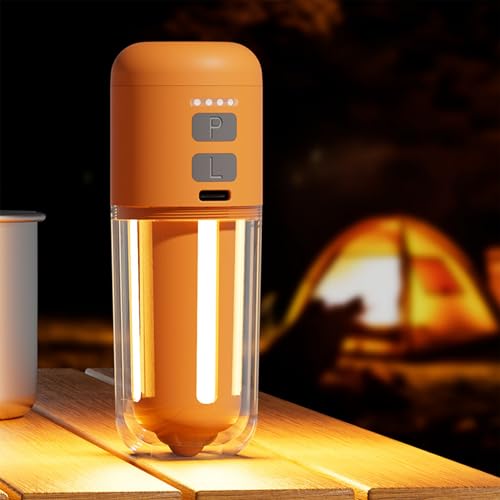 Soplador de aire compacto recargable portátil con linterna para viajes 2