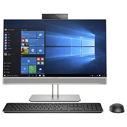 HP EliteOne 800 G5 - Ordenador de sobremesa todo en uno de 23.8" FHD (Intel Core i5-9500, 8 GB RAM, 256 GB SSD , Intel UHD 630, Windows 10 Pro 64) plata y negro - incluye ratón y teclado en Español