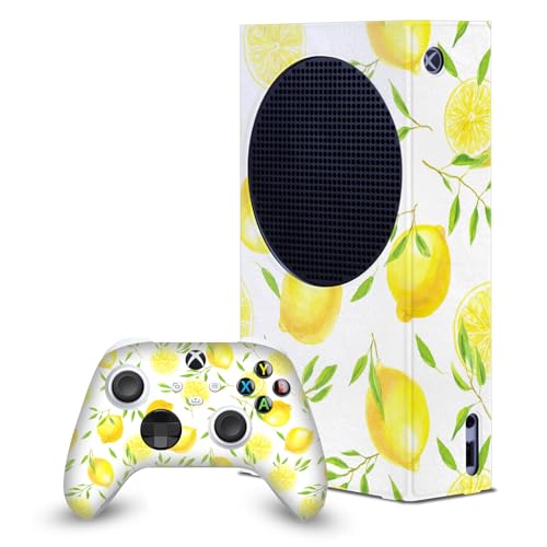 Protection Xbox Series S Anti-Rayures Design Citrons Katerina Kirilova