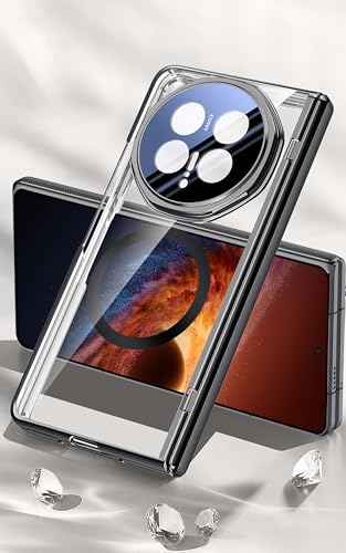 Coque Honor Magic V6 pour eviter les rayures de charniere avec style noir - 4