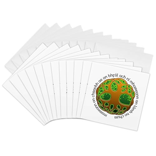 Cartes de vœux arbre de vie celte pour envoyer de l'amour et des bénédictions
