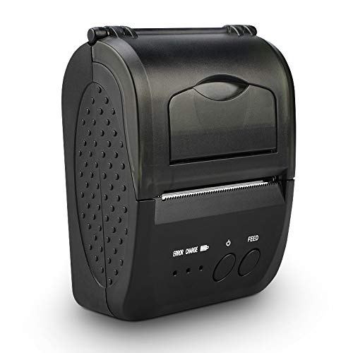 Hanks' sklep przenośna termiczna drukarka paragonowa Bluetooth 58 mm, wsparcie ładowania skarbów, drukarka danych
