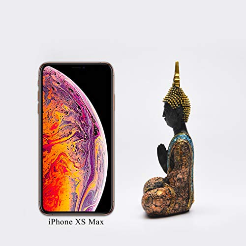 Brasstar Resin Thai Sitting Buddha Asian Statue Feng Shui Sculpture Luck Wealth Sculpture Home Art Decor Gift Collection Ptzd025 #TOP2