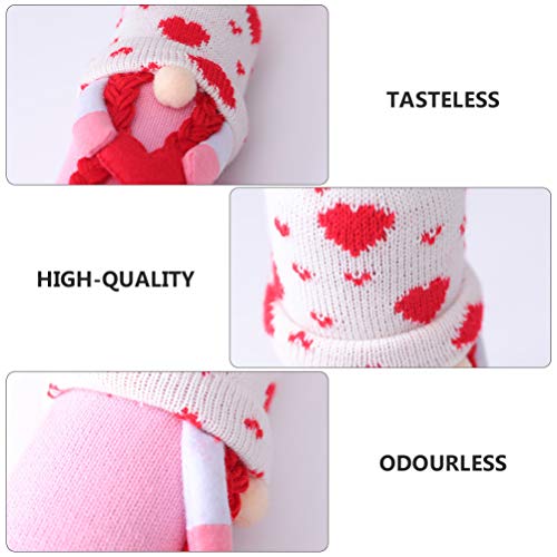 ABOOFAN 2 Peças de Gnomos de Páscoa Enfeites de Gonk Tampas de Garrafas de Vinho de Pelúcia Decoraçõ