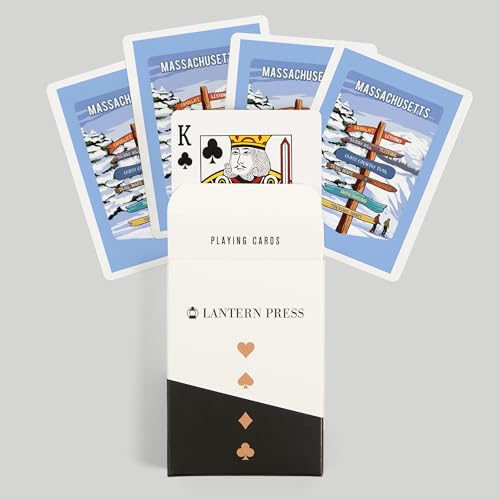 52 Cartas Póker Massachusetts Signpost Ski and Snow miniatura 6