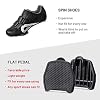 KEMIMOTO Bike Pedals for Peloton Regular Shoes, Pedal Converter Flat Pedal for Peloton Bike & Bike+, Clipless Pedal Adapter for Regular Shoes Ride Bike for Everyone, for Peloton Accessories (Black)