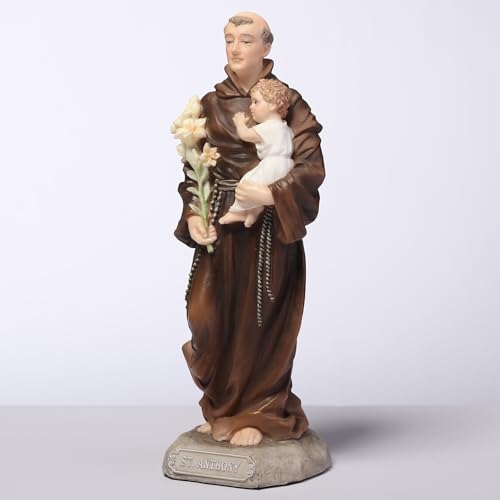 Estatua Saint Anthony con Niño Jesús 6.25 pulg miniatura 2