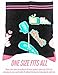 InnoBeta Korean Gifts Socks for Women, One Size Crew Socks for K Drama K Pop Lovers Korean Friends for Birthday, I'd Rather be Watching K Drama
