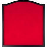 Trademark Gameroom Dart Backboard with Solid Wood Frame and Red Felt