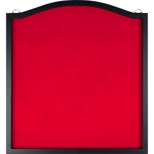 Trademark Games Dart Backboard - Wood Frame and Felt Wall Protector and Board Surround for Amateur and Intermediate Players (Black and Red)
